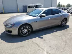 Salvage cars for sale from Copart Rancho Cucamonga, CA: 2020 Maserati Ghibli S