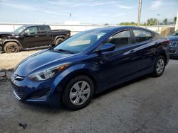 Salvage cars for sale at Dyer, IN auction: 2016 Hyundai Elantra SE