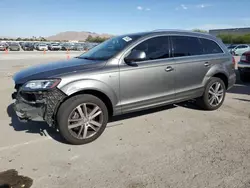 Salvage cars for sale at Las Vegas, NV auction: 2015 Audi Q7 Premium Plus