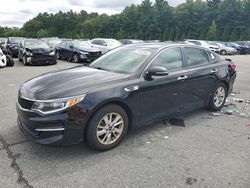 Salvage cars for sale at Exeter, RI auction: 2018 KIA Optima LX