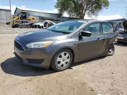 Salvage cars for sale at Albuquerque, NM auction: 2017 Ford Focus S