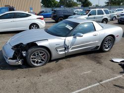 Salvage cars for sale at Moraine, OH auction: 2003 Chevrolet Corvette Z06