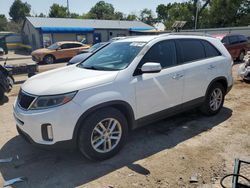 Salvage cars for sale at Wichita, KS auction: 2014 KIA Sorento LX