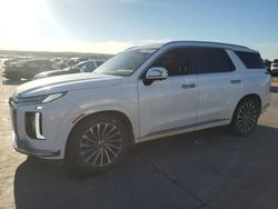 Salvage cars for sale at Grand Prairie, TX auction: 2024 Hyundai Palisade Calligraphy