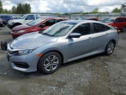 Salvage cars for sale at Arlington, WA auction: 2016 Honda Civic LX