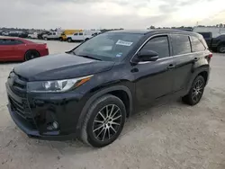 Toyota Highlander se Vehiculos salvage en venta: 2018 Toyota Highlander SE