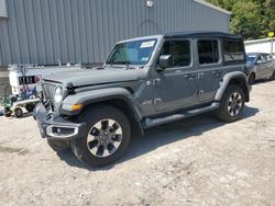 Jeep salvage cars for sale: 2021 Jeep Wrangler Unlimited Sahara