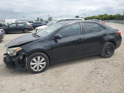 Salvage cars for sale at Indianapolis, IN auction: 2015 Toyota Corolla L