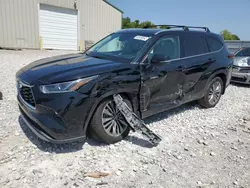 Salvage cars for sale at Lawrenceburg, KY auction: 2021 Toyota Highlander Hybrid Platinum