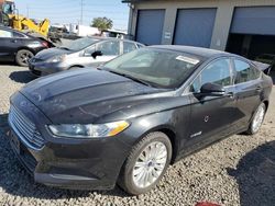 Salvage cars for sale at Eugene, OR auction: 2015 Ford Fusion SE Hybrid