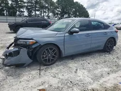 Salvage cars for sale at Loganville, GA auction: 2024 Honda Civic Sport Touring