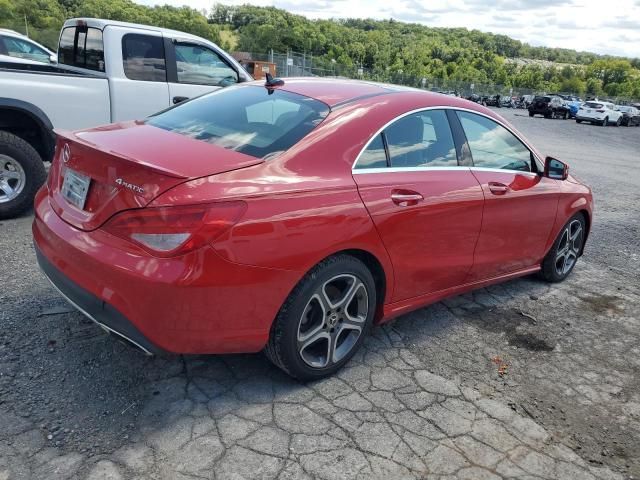 2018 Mercedes-Benz CLA 250 4matic