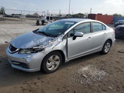 Salvage cars for sale at Homestead, FL auction: 2014 Honda Civic LX