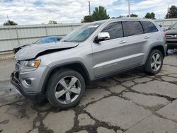 Salvage cars for sale at Littleton, CO auction: 2015 Jeep Grand Cherokee Limited