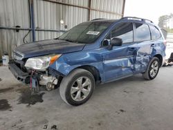 Salvage cars for sale at Cartersville, GA auction: 2016 Subaru Forester 2.5I