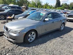 Salvage cars for sale at Portland, OR auction: 2008 BMW 528 I