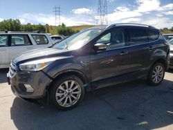 Salvage cars for sale at Littleton, CO auction: 2017 Ford Escape Titanium