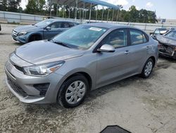 Salvage cars for sale at Spartanburg, SC auction: 2022 KIA Rio LX