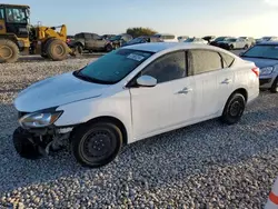 Salvage cars for sale at Taylor, TX auction: 2017 Nissan Sentra S