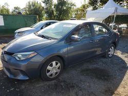 Toyota salvage cars for sale: 2014 Toyota Corolla ECO