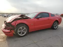 Salvage cars for sale at Grand Prairie, TX auction: 2006 Ford Mustang GT