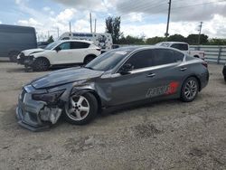 Carros salvage para piezas a la venta en subasta: 2018 Infiniti Q50 Luxe