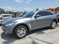 Salvage cars for sale at Bridgeton, MO auction: 2017 Infiniti QX70