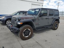 Salvage cars for sale at Farr West, UT auction: 2020 Jeep Wrangler Unlimited Rubicon