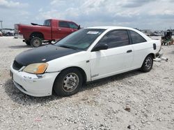 Honda salvage cars for sale: 2003 Honda Civic LX