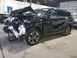 Toyota salvage cars for sale: 2020 Toyota Highlander Hybrid XLE