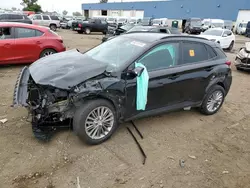 Salvage cars for sale at Woodhaven, MI auction: 2021 Hyundai Kona SEL