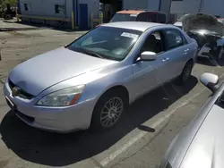 Vehiculos salvage en venta de Copart Vallejo, CA: 2004 Honda Accord LX