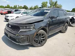 Salvage cars for sale at Sikeston, MO auction: 2021 KIA Sorento SX