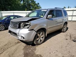 Salvage cars for sale at Center Rutland, VT auction: 2014 Honda Pilot Touring