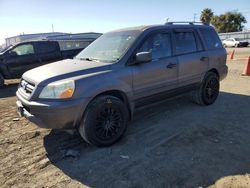 Salvage cars for sale at San Diego, CA auction: 2003 Honda Pilot EXL