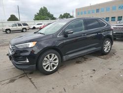 Salvage cars for sale at Littleton, CO auction: 2019 Ford Edge Titanium