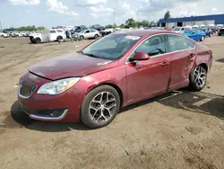 Salvage cars for sale at Woodhaven, MI auction: 2017 Buick Regal Sport Touring