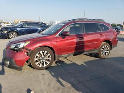 Salvage cars for sale at Grand Prairie, TX auction: 2016 Subaru Outback 2.5I Limited