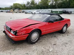 Salvage cars for sale at Franklin, WI auction: 1993 Cadillac Allante