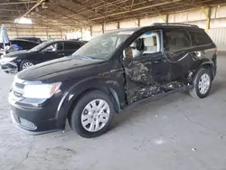 Salvage cars for sale at Phoenix, AZ auction: 2017 Dodge Journey SE