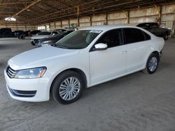 Salvage cars for sale at Phoenix, AZ auction: 2014 Volkswagen Passat S