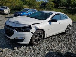 Chevrolet salvage cars for sale: 2019 Chevrolet Malibu RS