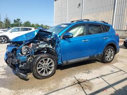 Toyota salvage cars for sale: 2017 Toyota Rav4 HV Limited