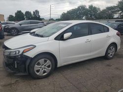 Salvage cars for sale at Moraine, OH auction: 2017 KIA Forte LX