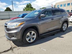 Carros salvage sin ofertas aún a la venta en subasta: 2016 Toyota Highlander Limited