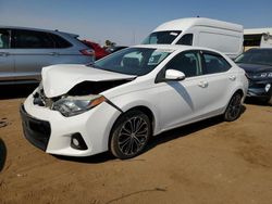 Salvage cars for sale at Brighton, CO auction: 2016 Toyota Corolla L