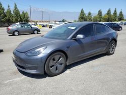 Salvage cars for sale at Rancho Cucamonga, CA auction: 2021 Tesla Model 3