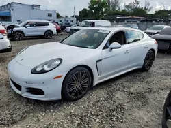 Salvage cars for sale at Opa Locka, FL auction: 2016 Porsche Panamera 2