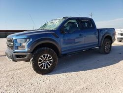 Salvage cars for sale at Andrews, TX auction: 2019 Ford F150 Raptor