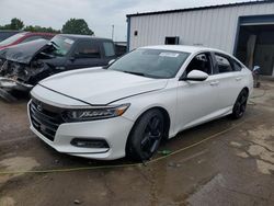 Salvage cars for sale at Shreveport, LA auction: 2018 Honda Accord Sport